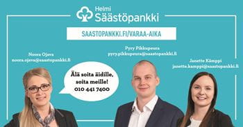 Helmi Säästöpankin opiskelijan selviytymispakkaus