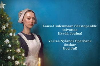 Säästöpankki Hedvig joulukuva.